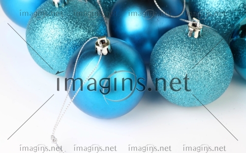 Blue Christmas Baubles